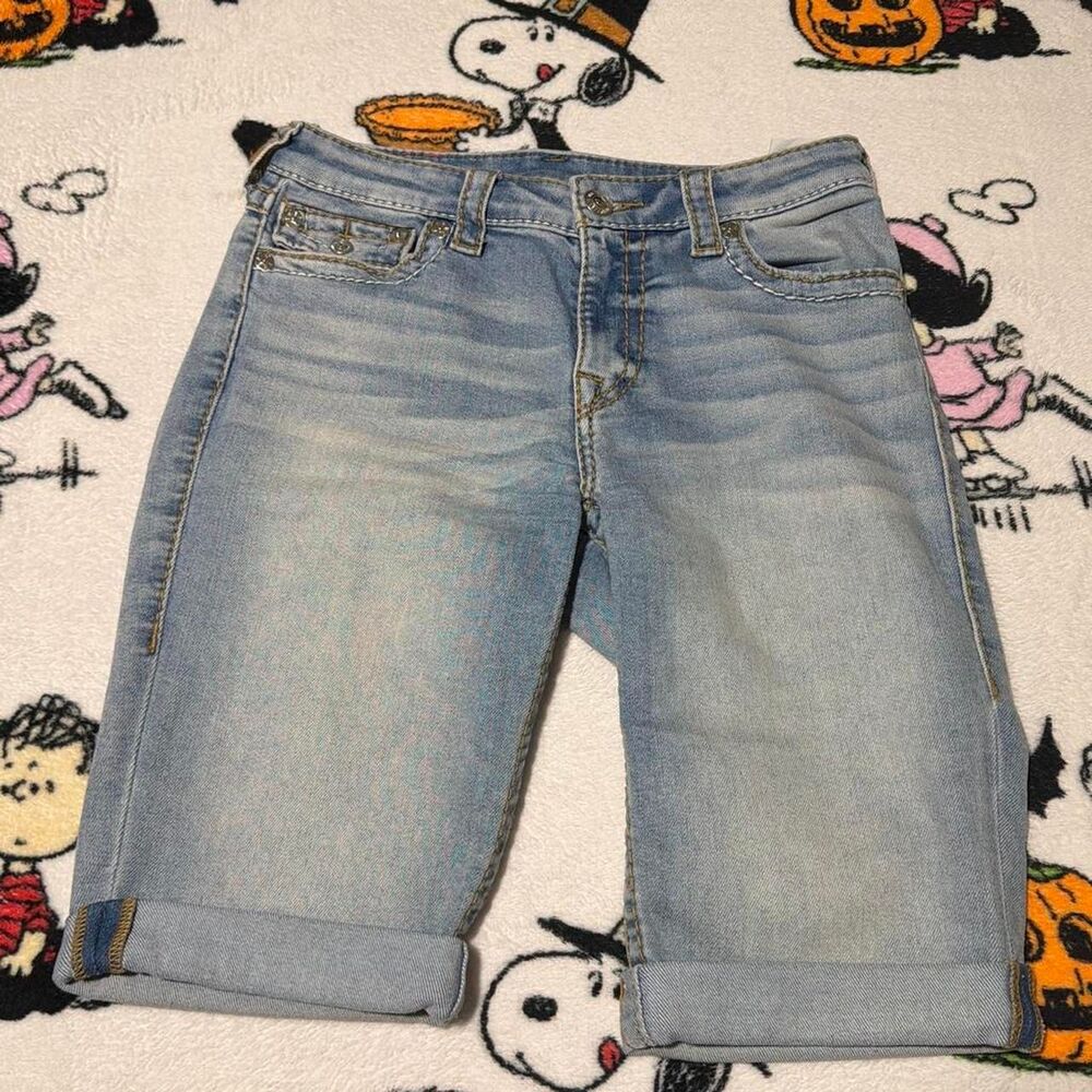 True-religion Women's Blue Shorts